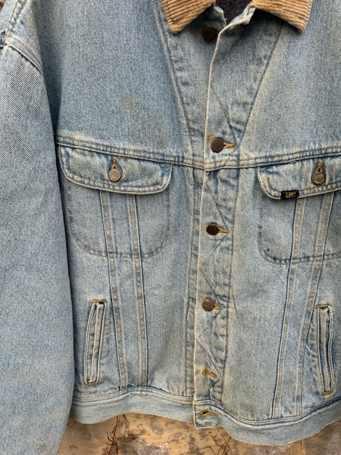 90s lee 빈티지 스톰라이더 블랭킷 안감 웨스턴 데님 자켓 상품이미지5