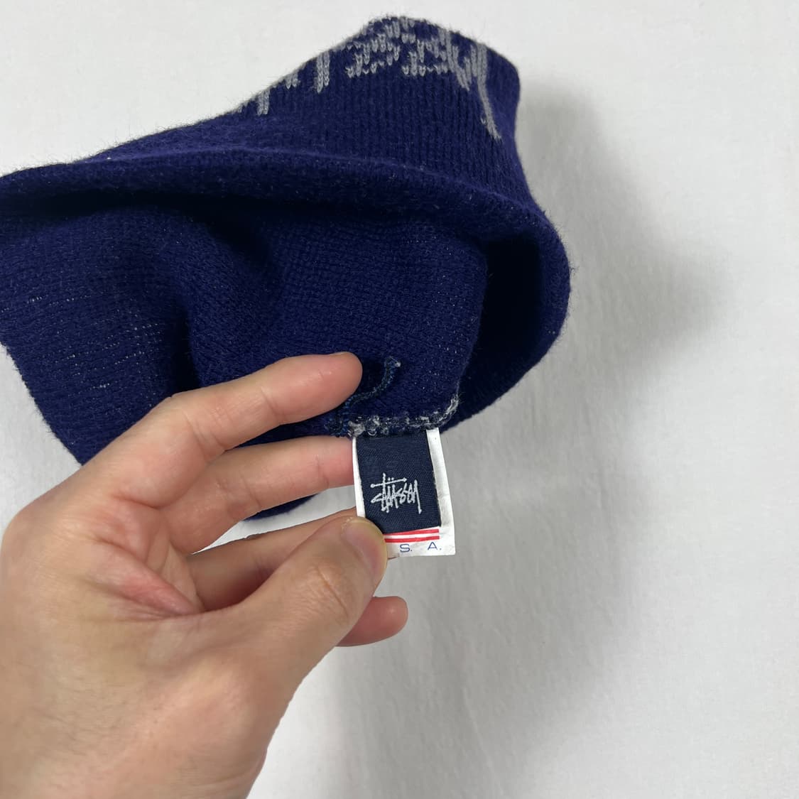 90‘s 스투시 stussy 플레이로고 비니 모자 상품이미지5