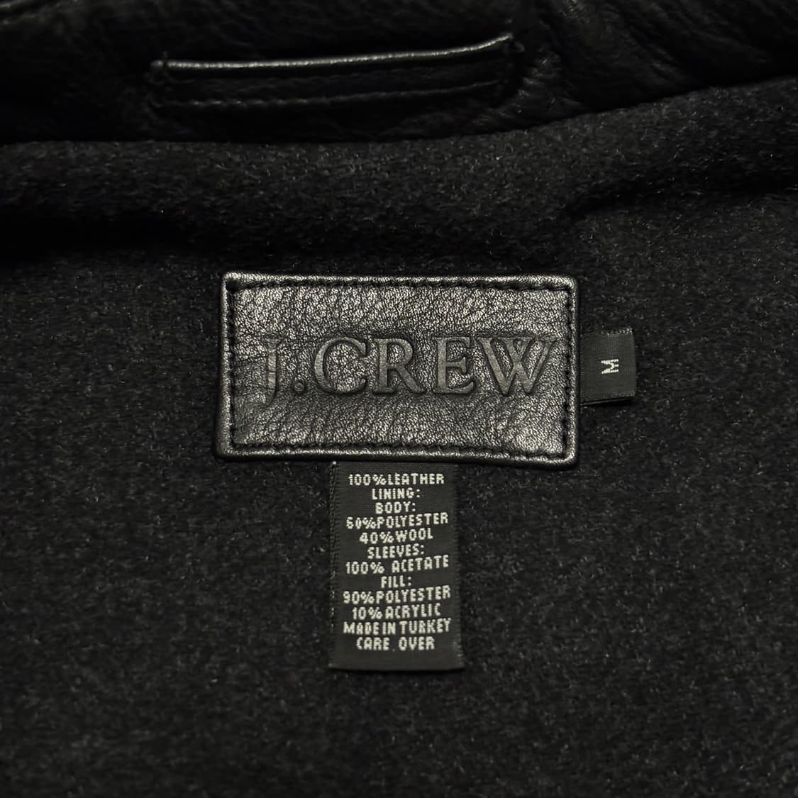 올드 제이크루 레더 카코트 상품이미지4