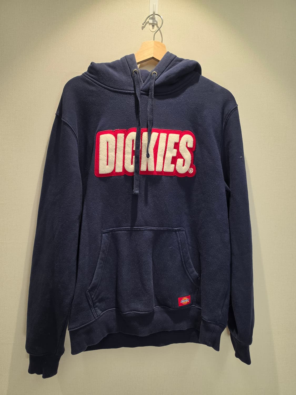 Dickies 디키즈 네이비 로고 후드티 상품이미지2