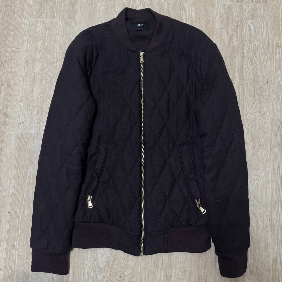 H&M 에이치앤엠 남성 모직 퀼팅자켓 S/90  상품이미지1