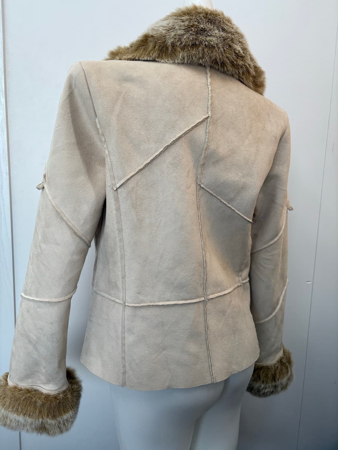 아이보리 퍼 자켓 상품이미지3