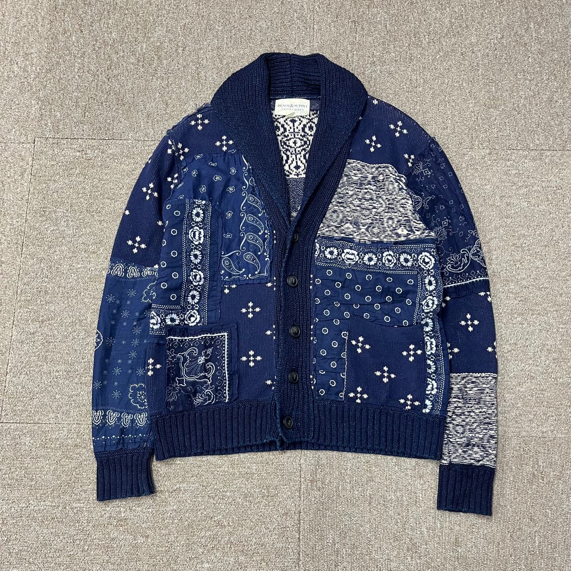 데님앤서플라이 랄프로렌 페이즐리 가디건 상품이미지3