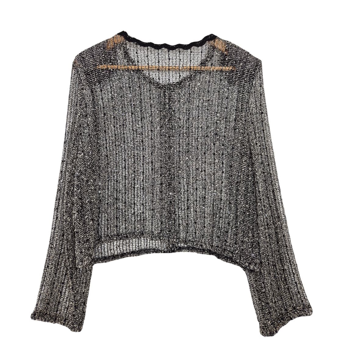 JPN 블랙펄 시스루 가디건  상품이미지2