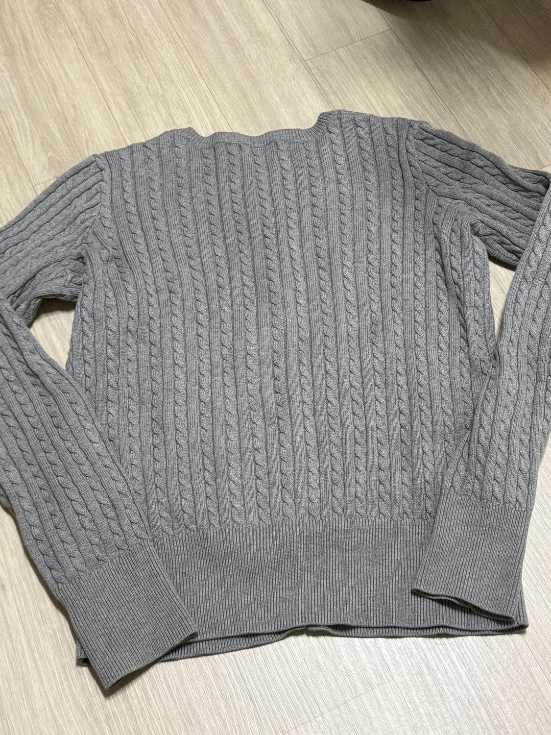 폴로 걸즈 가디건 L (그레이, 퍼플 포니) 상품이미지6