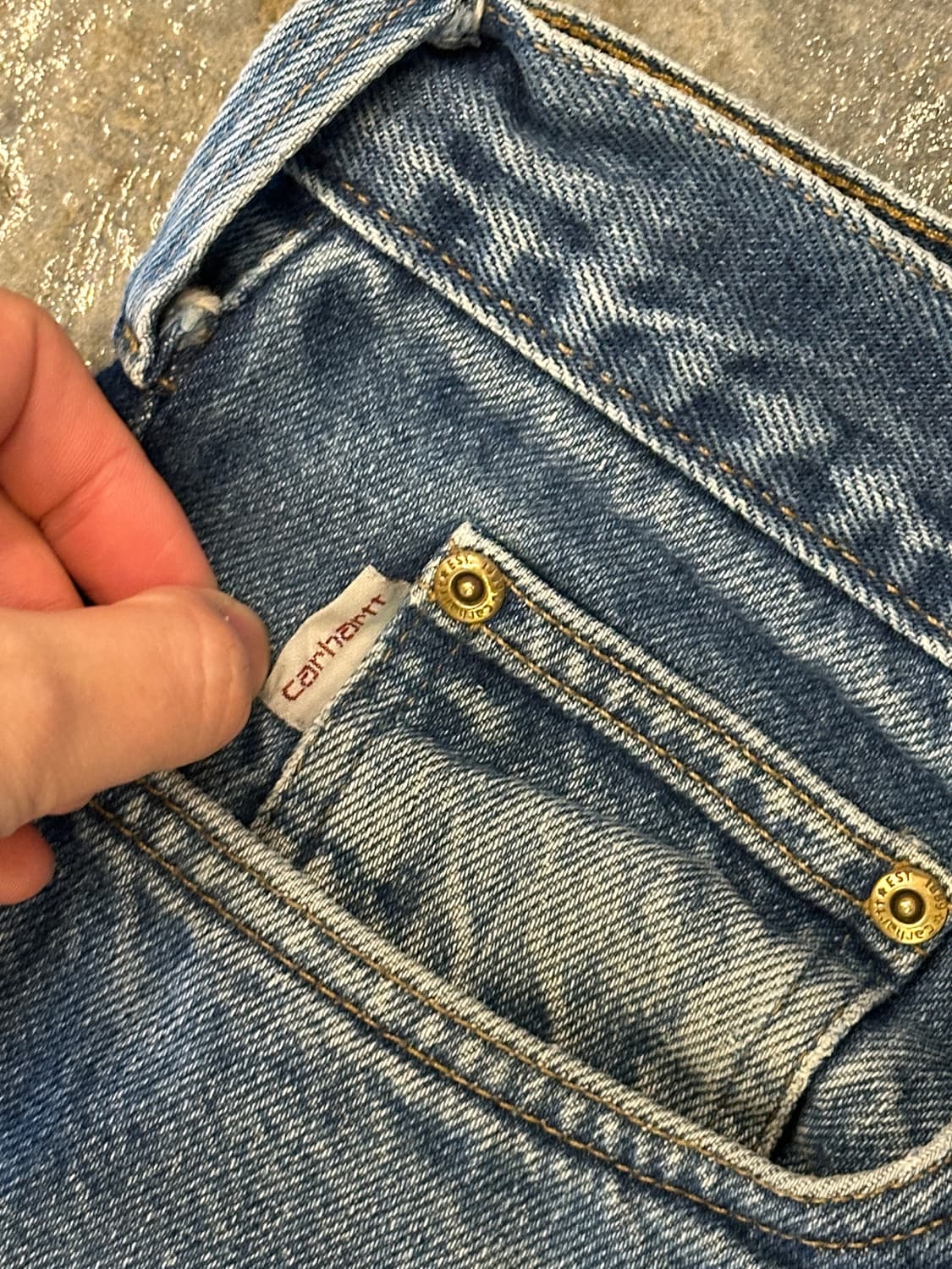 Carhartt B460 DVB 칼하트  데님팬츠 38x30 상품이미지3