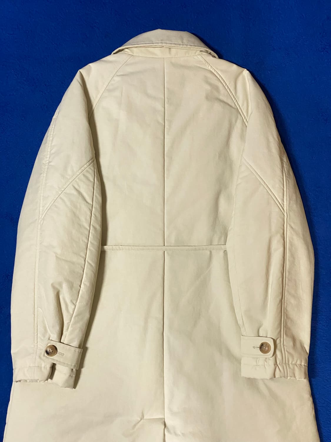 Umer 유메르 메르 트렌치 패딩 코트 바닐라 컬러 Free 상품이미지6