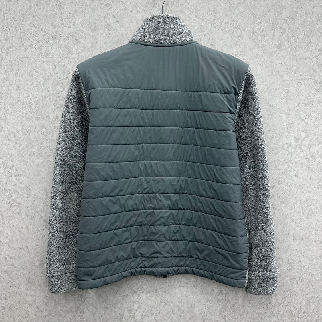 100 헤지스 남자 하이브리드 니트 후리스 집업 자켓 상품이미지2