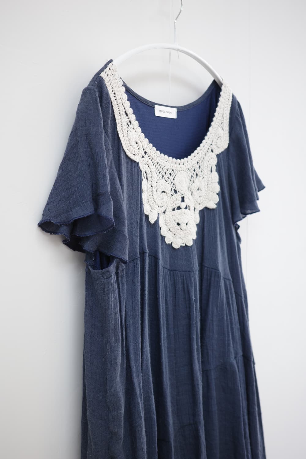 Magic Sound navy lace dress 상품이미지7