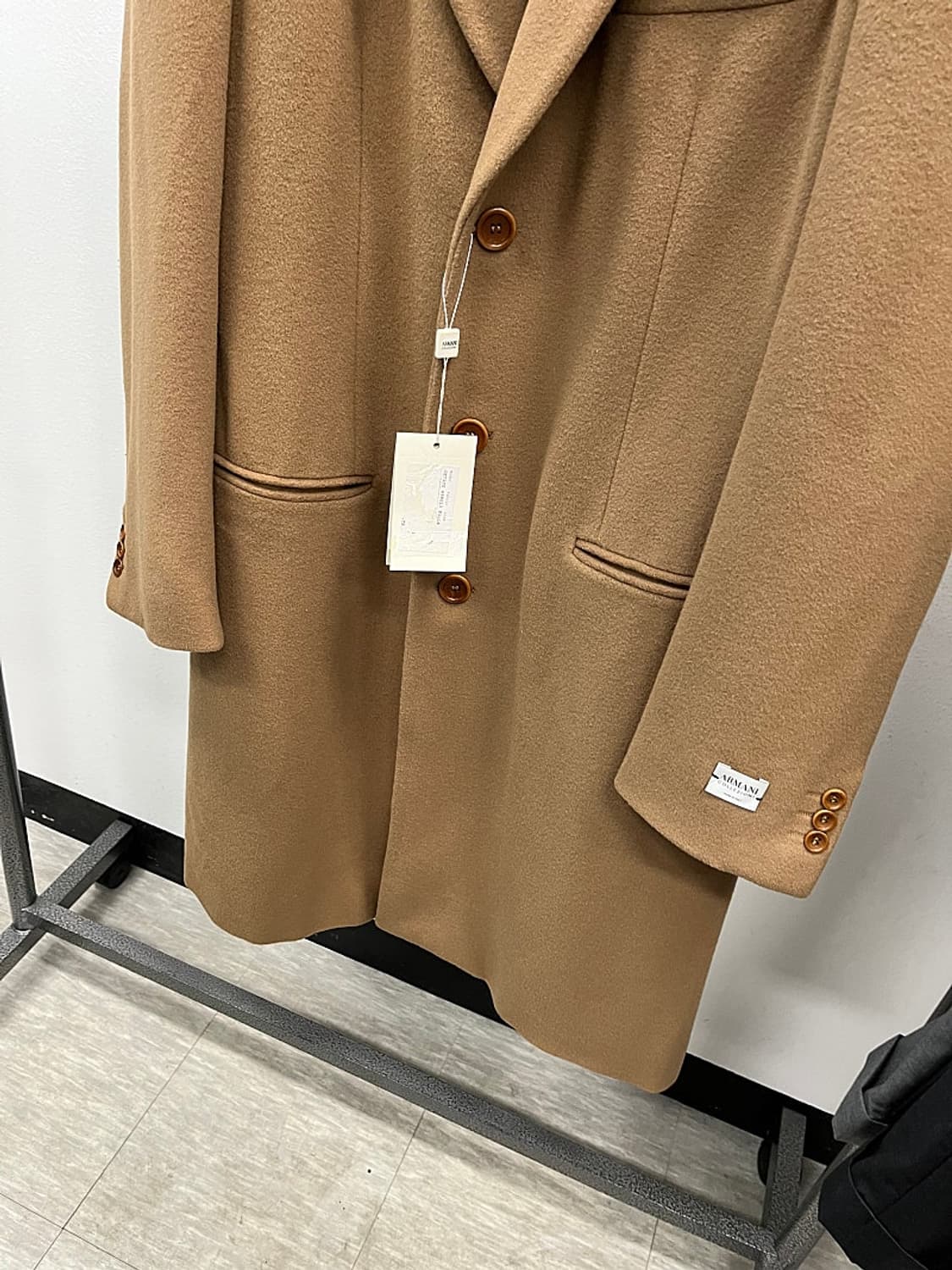 105) 알마니꼴레지오니 캐시미어 울코트  상품이미지4