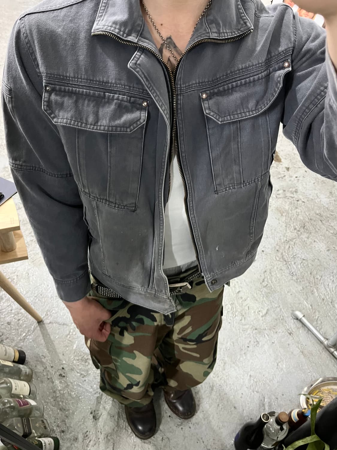 Burtle faded dirty work jacket 상품이미지5