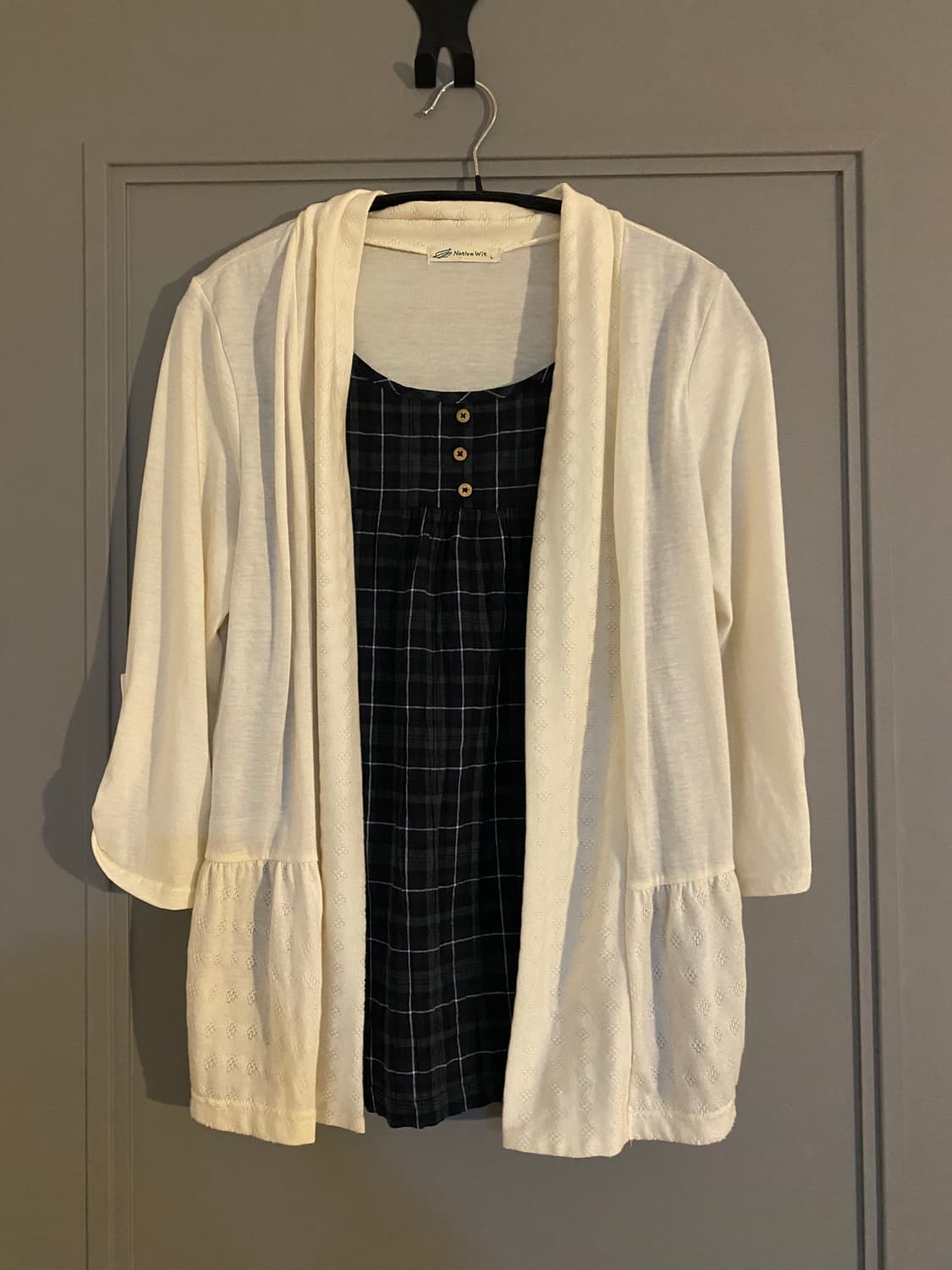 모리걸 빈티지 레이어드 하구미깔 블라우스 상품이미지1