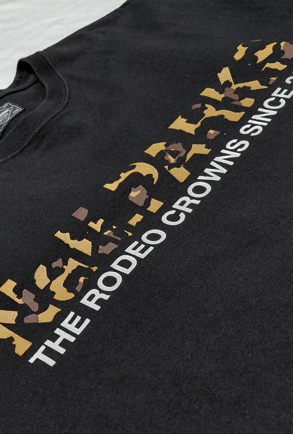 [L] 로데오 크라운즈(Rodeo Crowns) 백패널 레오파드 맨투맨 상품이미지4