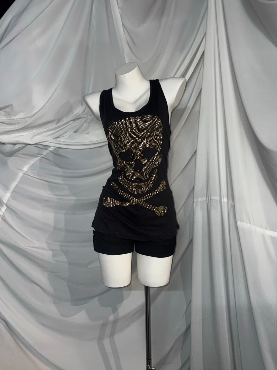 세실맥비 데일리 블랙 골드 시부야 갸루 코디세트  상품이미지5