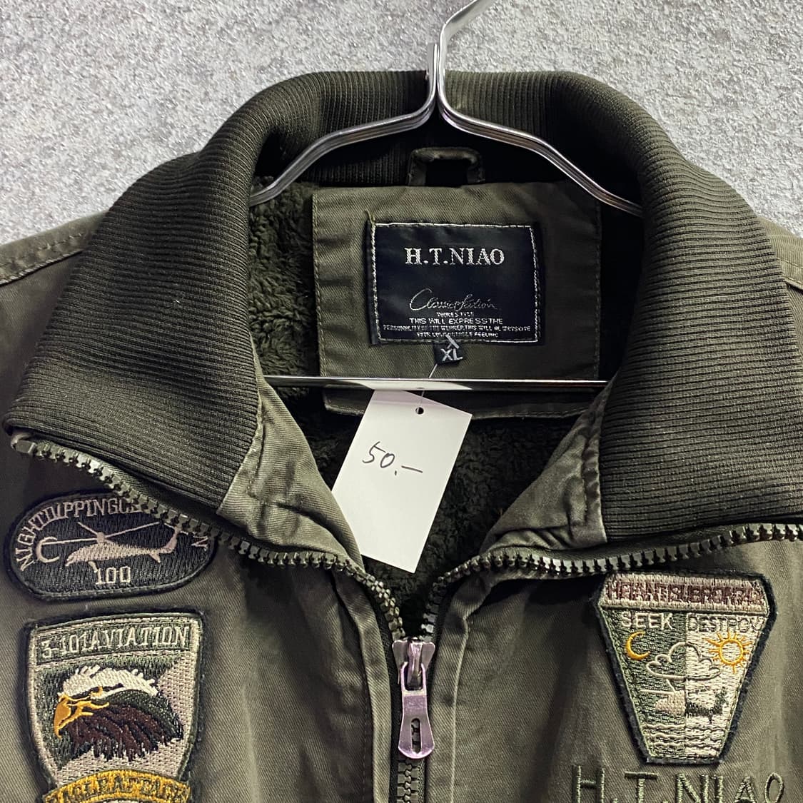 빈티지 패치워크 F1 워크자켓 B3078 상품이미지3