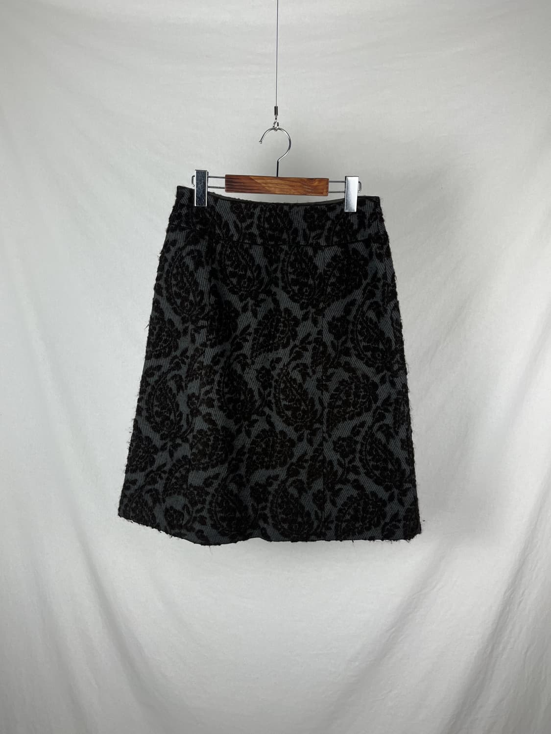 Scapa (maede in japan) 페이즐리 패턴 미디 스커트  상품이미지1