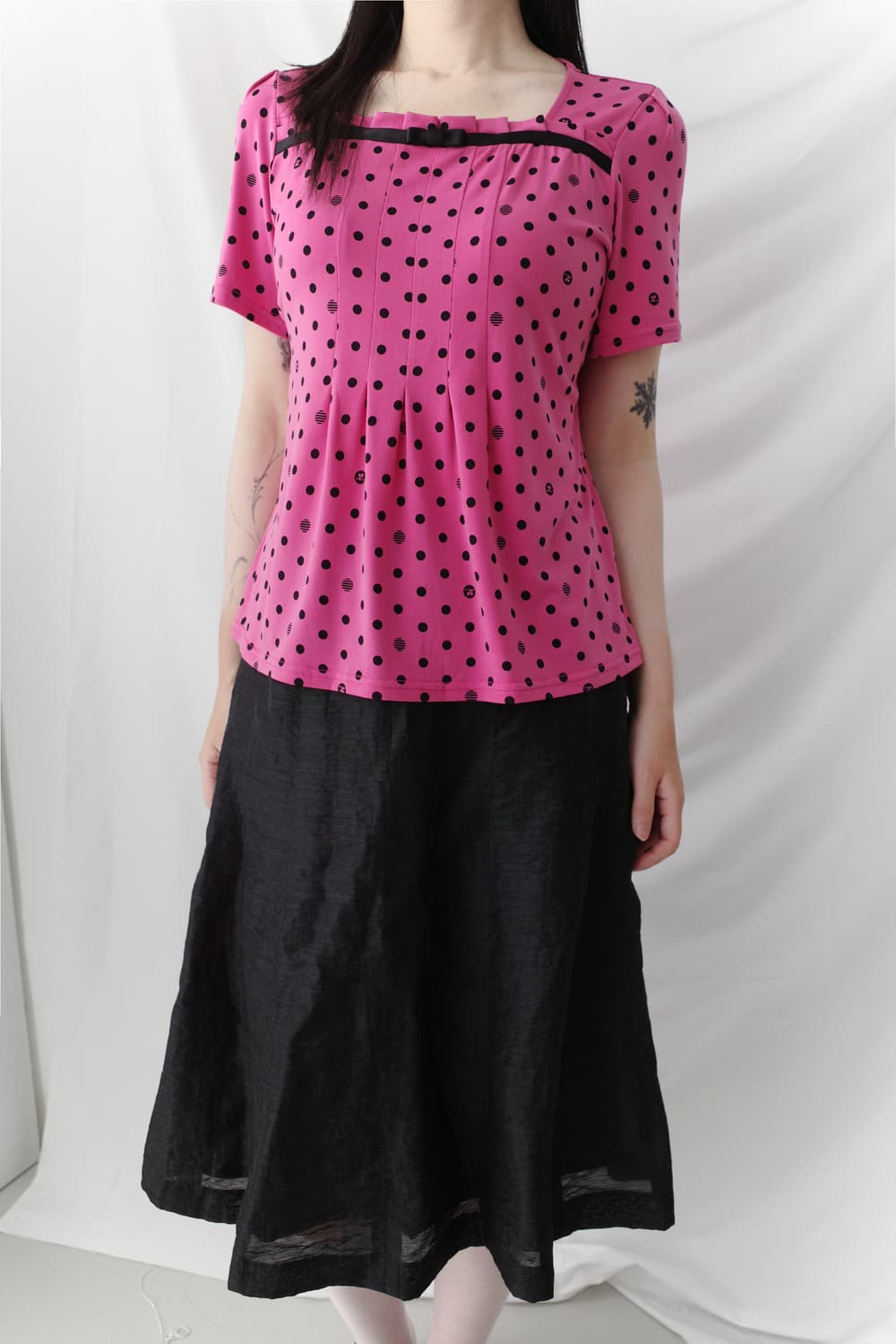 Courreges) logo dot half T  상품이미지6