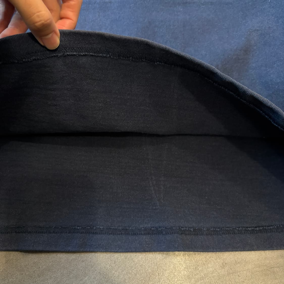 15Fw 슈프림 정품 네이비 럭비티 스웻셔츠 상품이미지6