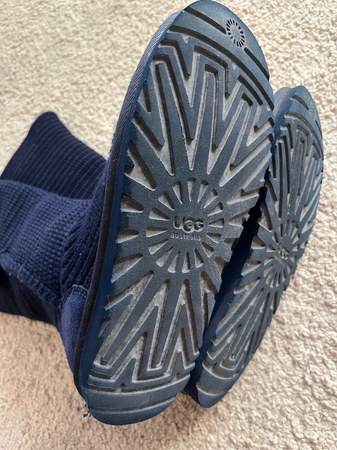 어그 니트 카디 부츠 네이비 (240) 상품이미지5