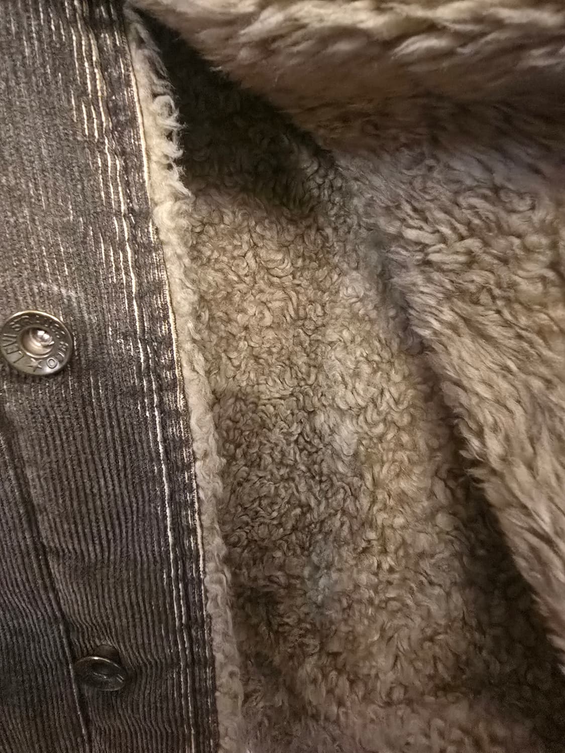 리바이스(Levi's) 코듀로이 쉐르파 브라운 트러커 재킷 상품이미지3