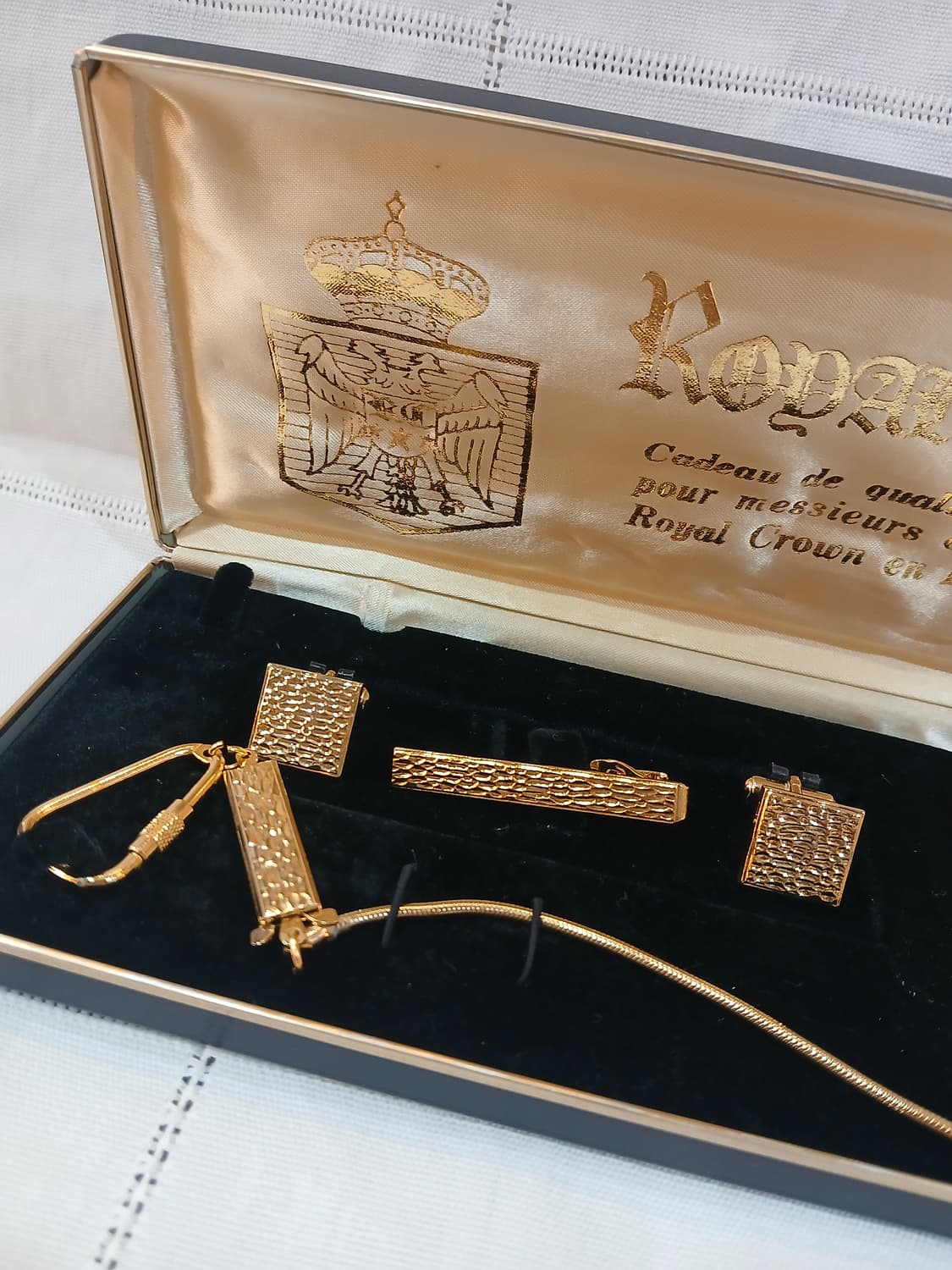 빈티지 프랑스 로얄크라운 가스라이터 셋트 상품이미지2