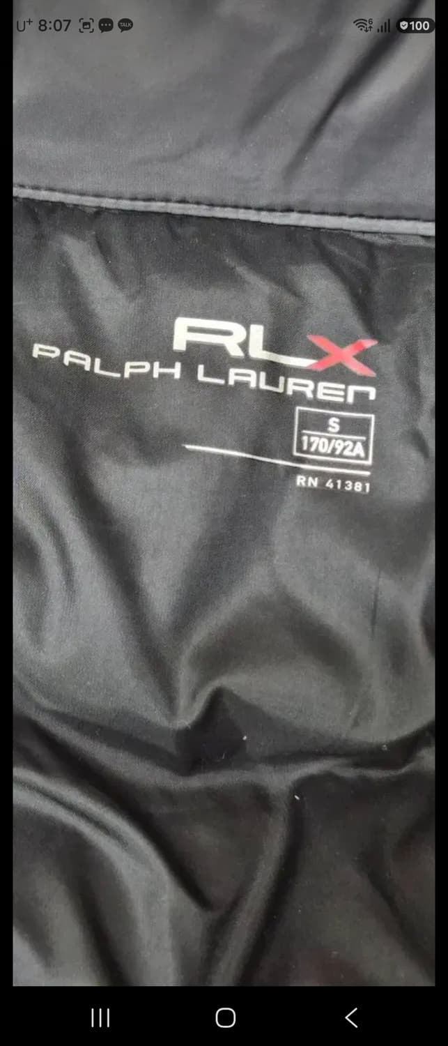 RLX 랄프로렌 경량 다운패딩 점퍼 그레이 상품이미지2