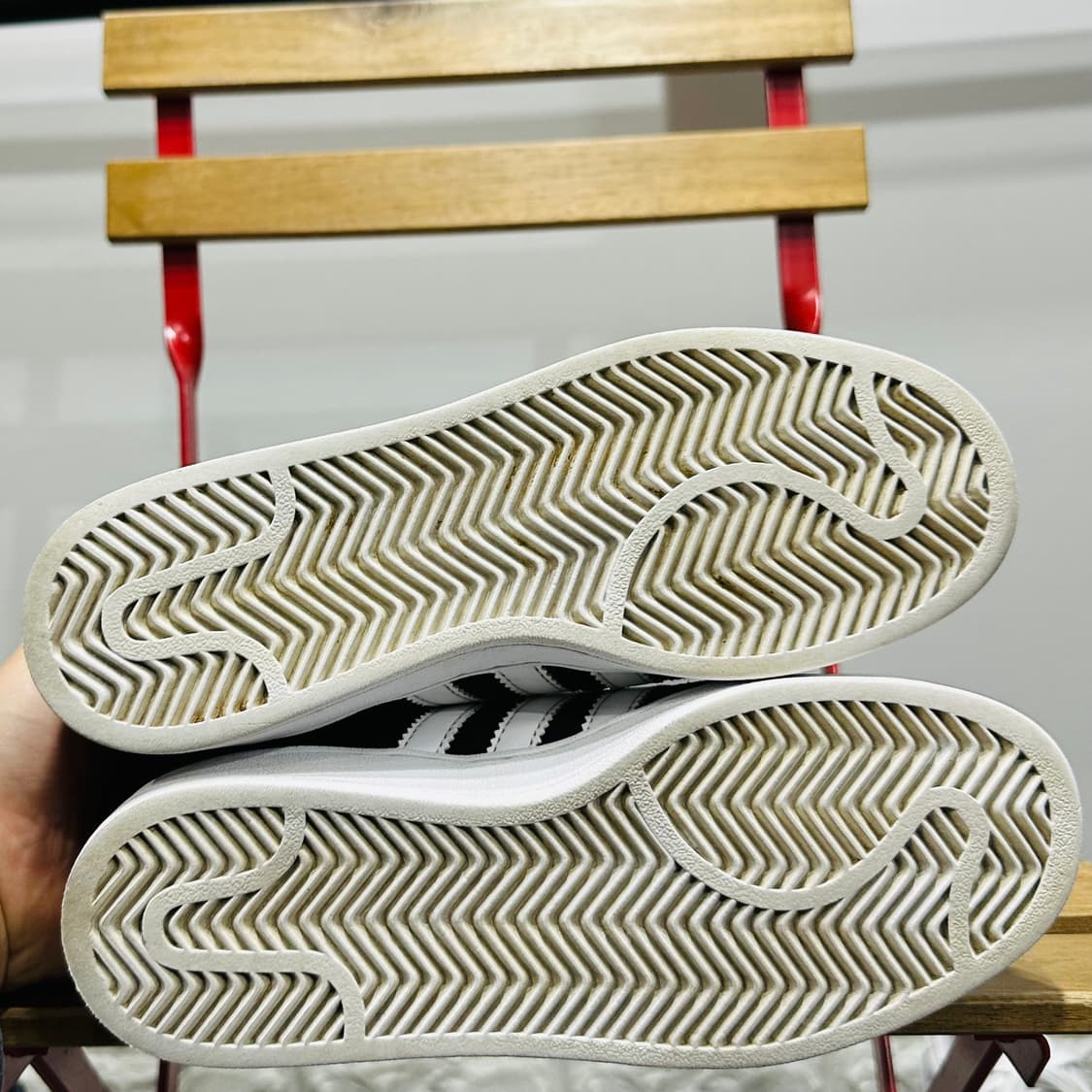 230) 아디다스 운동화 여성 여자 신발 캠퍼스 2 블랙 화이트 상품이미지6