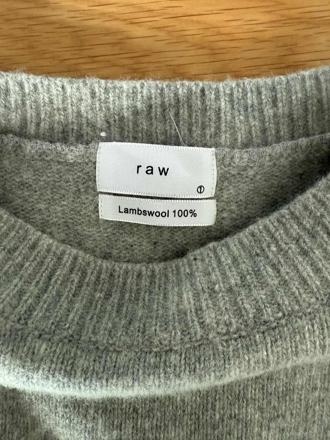 raw 미키마우스 램스울 니트 상품이미지5