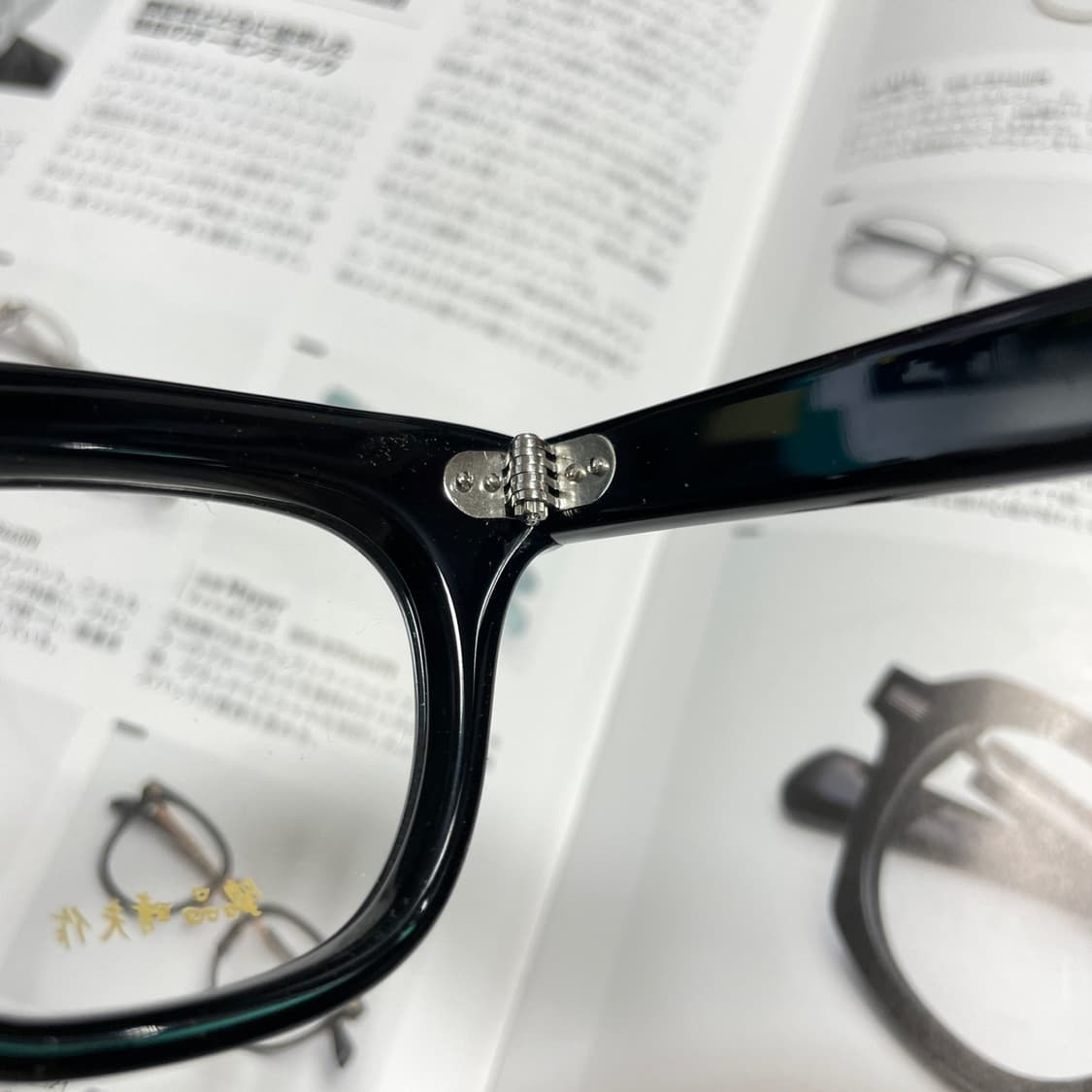 銘品晴夫作 메힌 하루오사쿠 셀룰로이드 일본 장인 제작 안경 상품이미지4