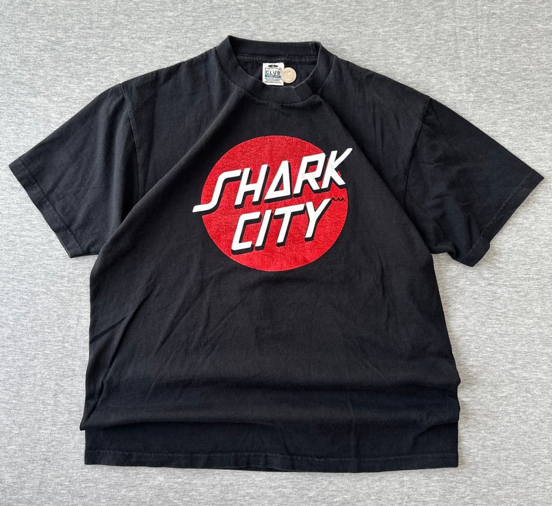 [90s] 프로클럽 'Shark City' 그래픽 티셔츠 상품이미지1