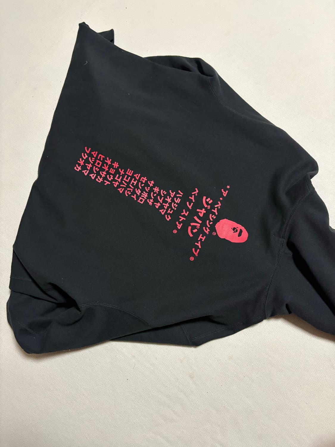 베이프 가타카나 후드집업 상품이미지4