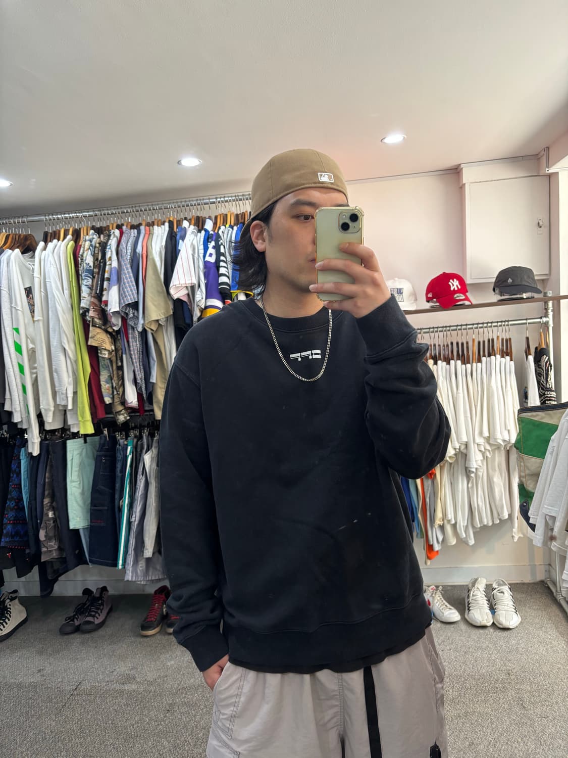 20FW 오프화이트 마스크 페이스 맨투맨 상품이미지7