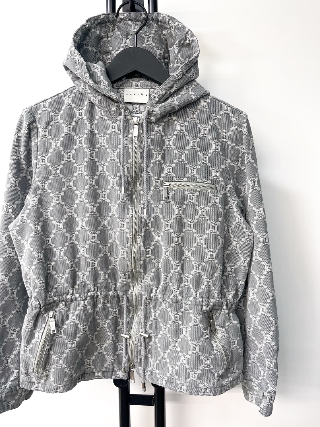 셀린느 트리옹프 자카드 후드 자켓 상품이미지4