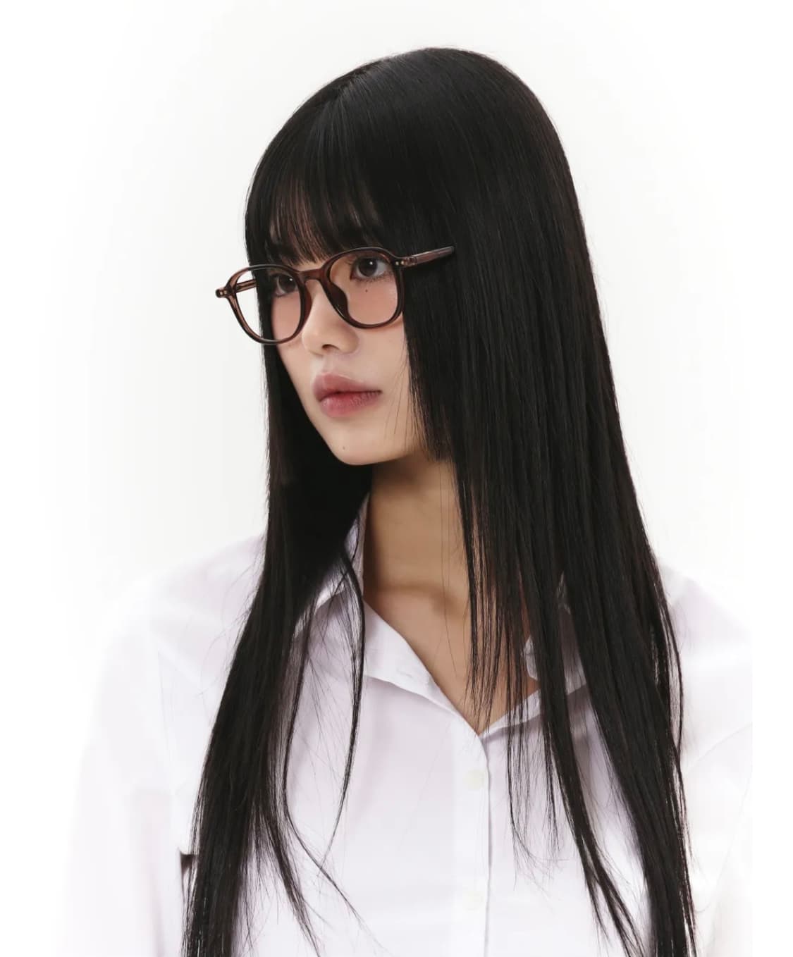 한글안경 긱시크 스퀘어 브라운 상품이미지2