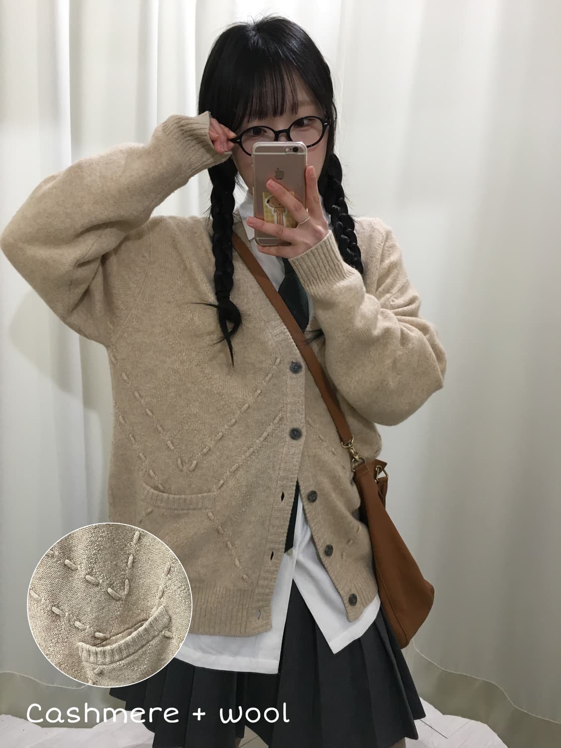 cashmere+wool cardigan 상품이미지1