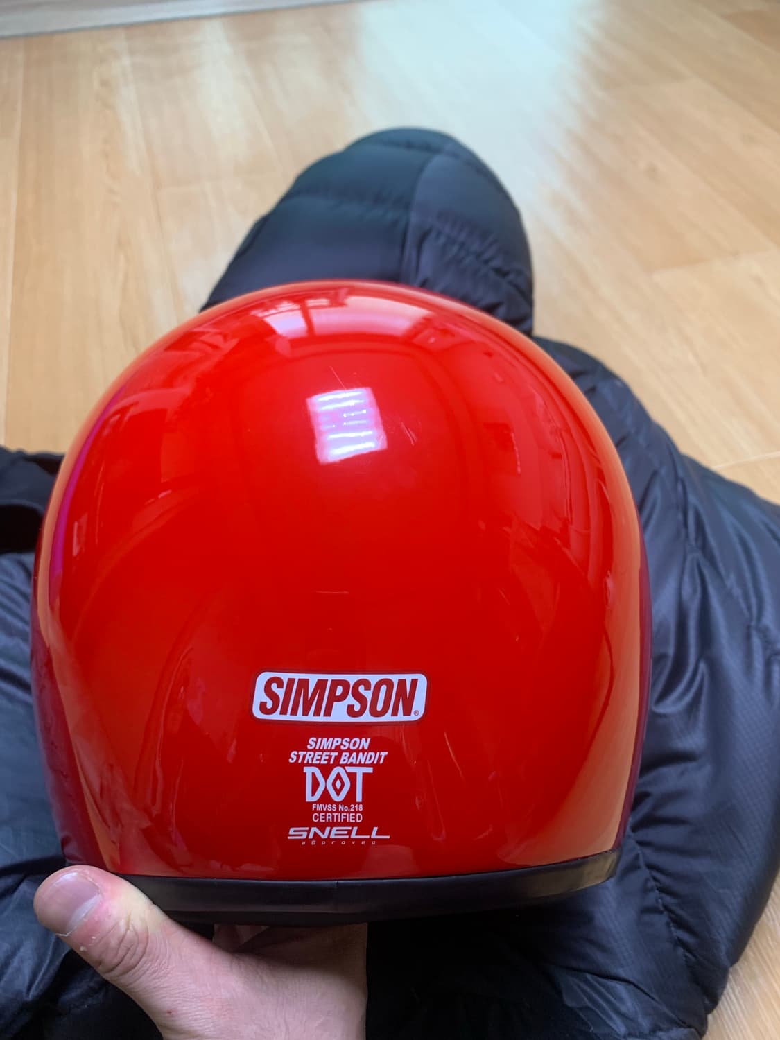 심슨 슈프림 헬멧 m  상품이미지5