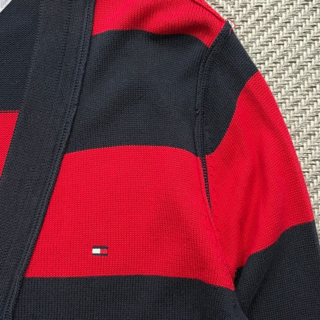 타미힐피거 단가라 로고 가디건 v2707 상품이미지5