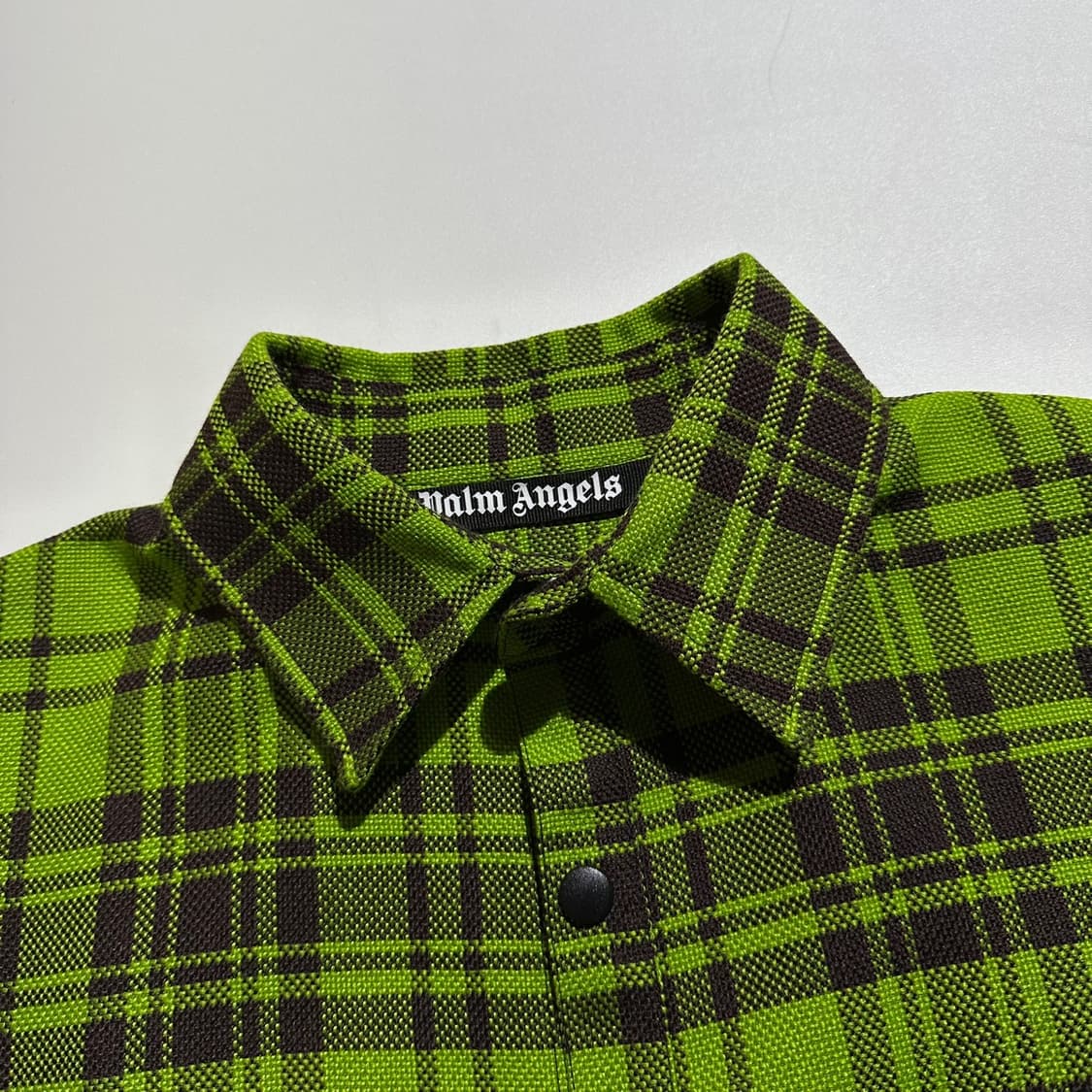 Palm Angels 팜엔젤스 백 스펠아웃 플란넬 체크 상품이미지6