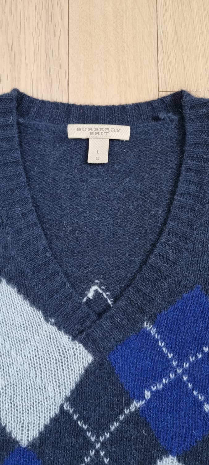 버버리 아가일 울 니트 L _ 여성 추천 상품이미지9