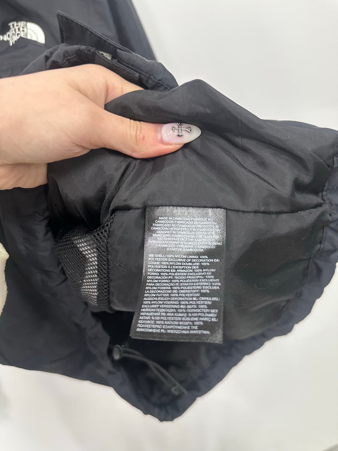 노스페이스 블랙 바람막이 상품이미지3