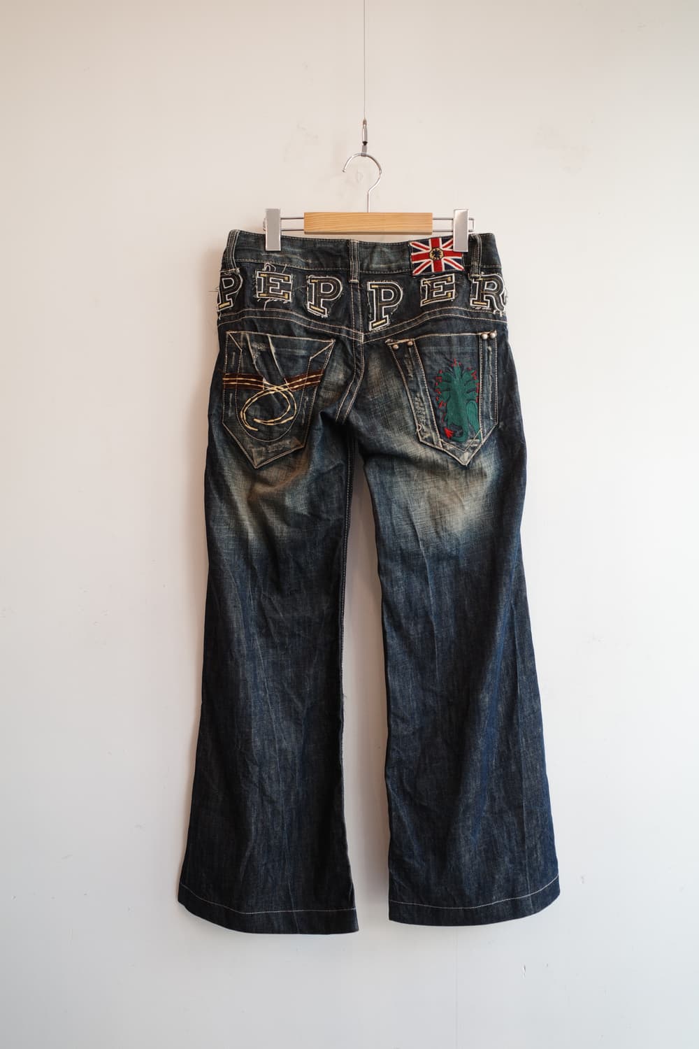 REDPEPPER 부츠컷 패치워크 데님 (30인치) 상품이미지10