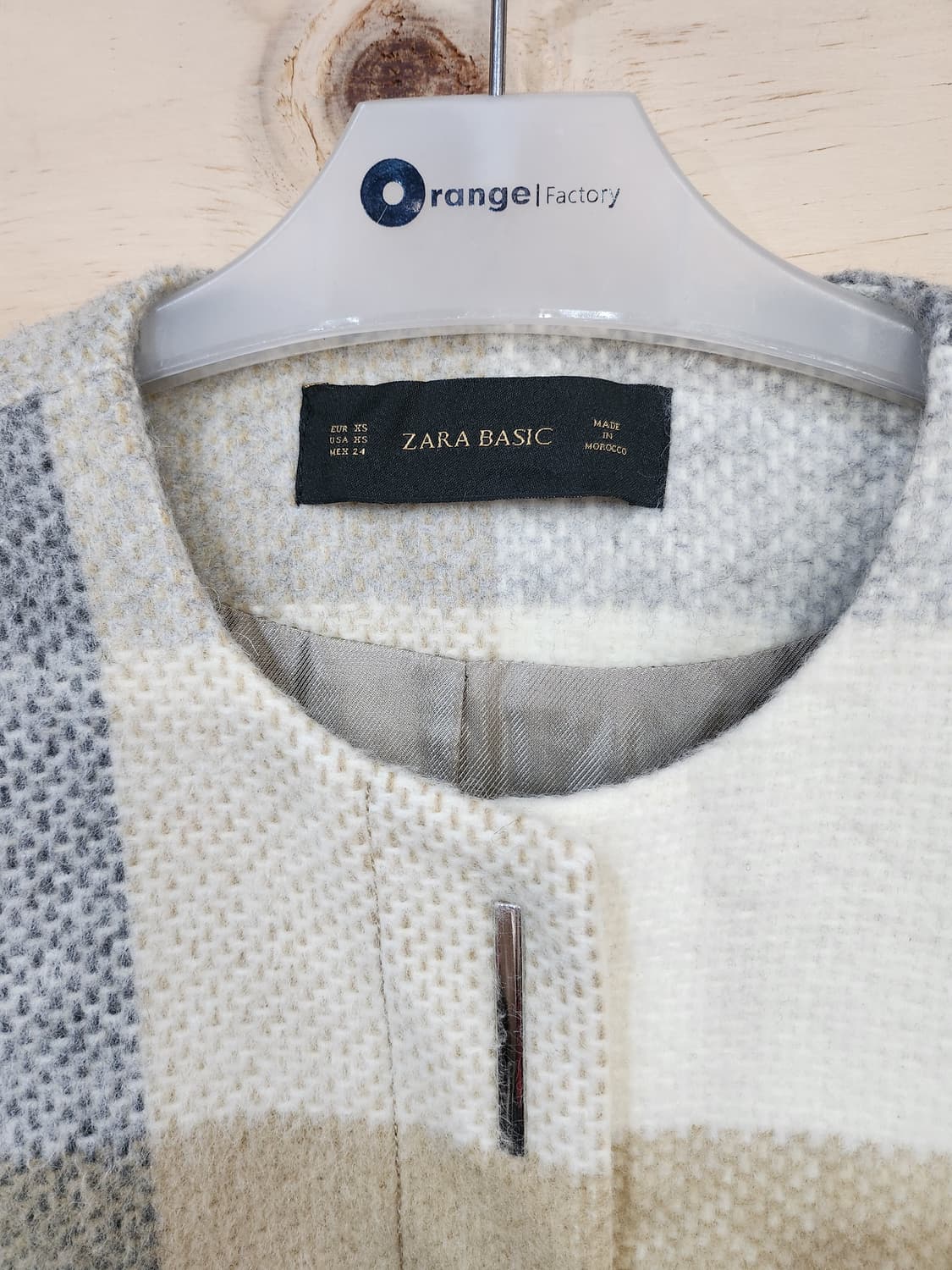 136) 자라 ZARA 체크 숏 자켓 상품이미지5