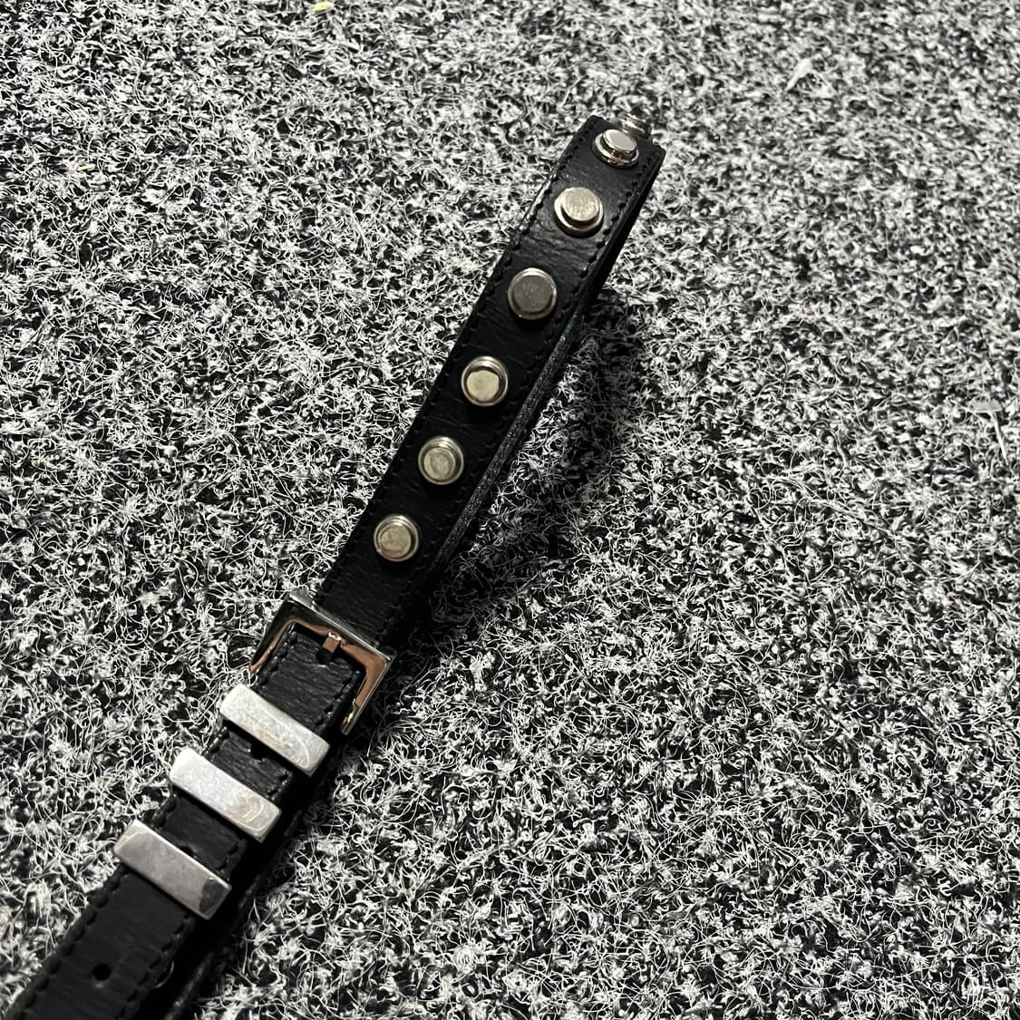 vintage leather belt 소가죽 스터드 벨트 상품이미지4