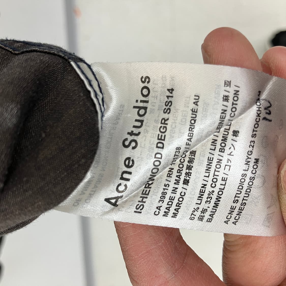 아크네 스튜디오 이셔우드 디그레이드 린넨 셔츠 상품이미지8