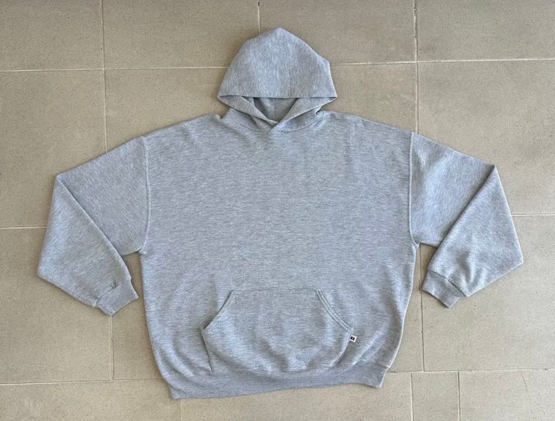 90s 빈티지 러셀 후드 그레이 XXL 상품이미지1