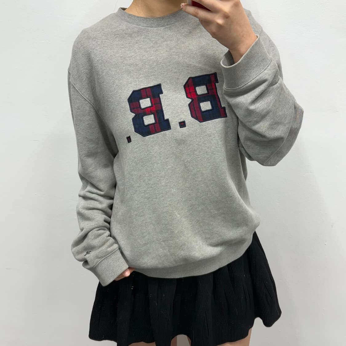 [L] 브룩스브라더스 그레이 맨투맨 상품이미지1