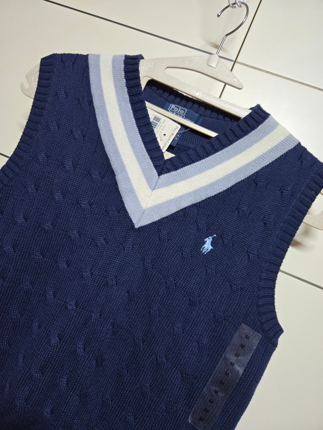 폴로랄프로렌 여성 코튼 케이블 니트 조끼(새상품) 상품이미지1