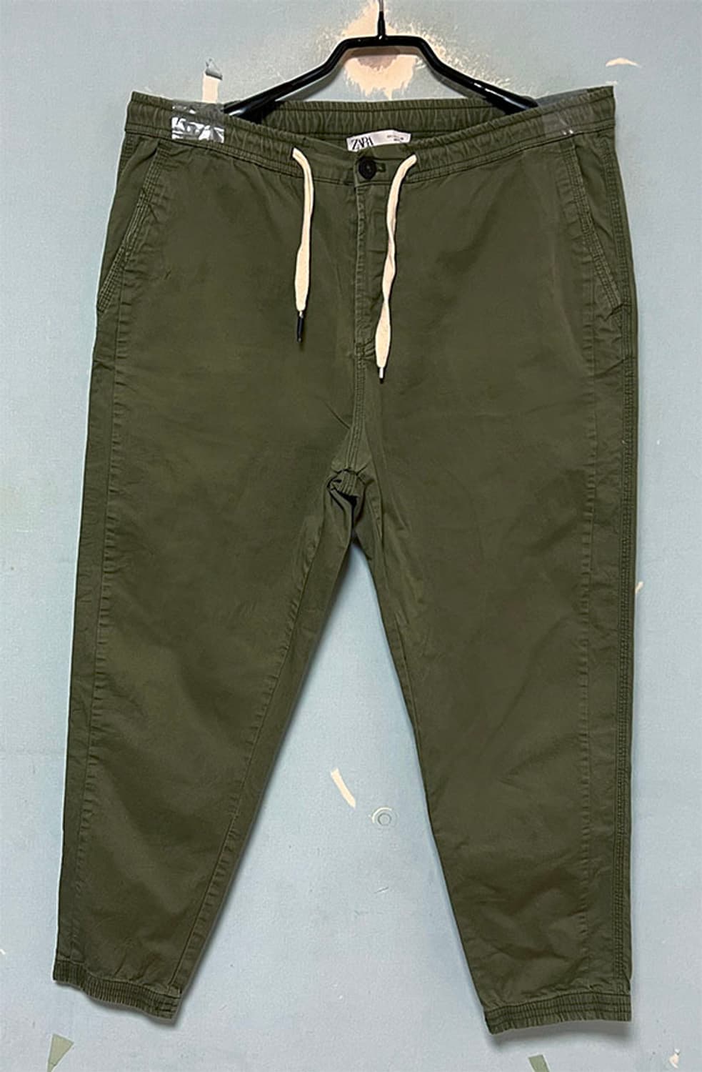 ZARA 자라 남자 면바지 여름 밴딩 캐주얼 스판 L 32 상품이미지1