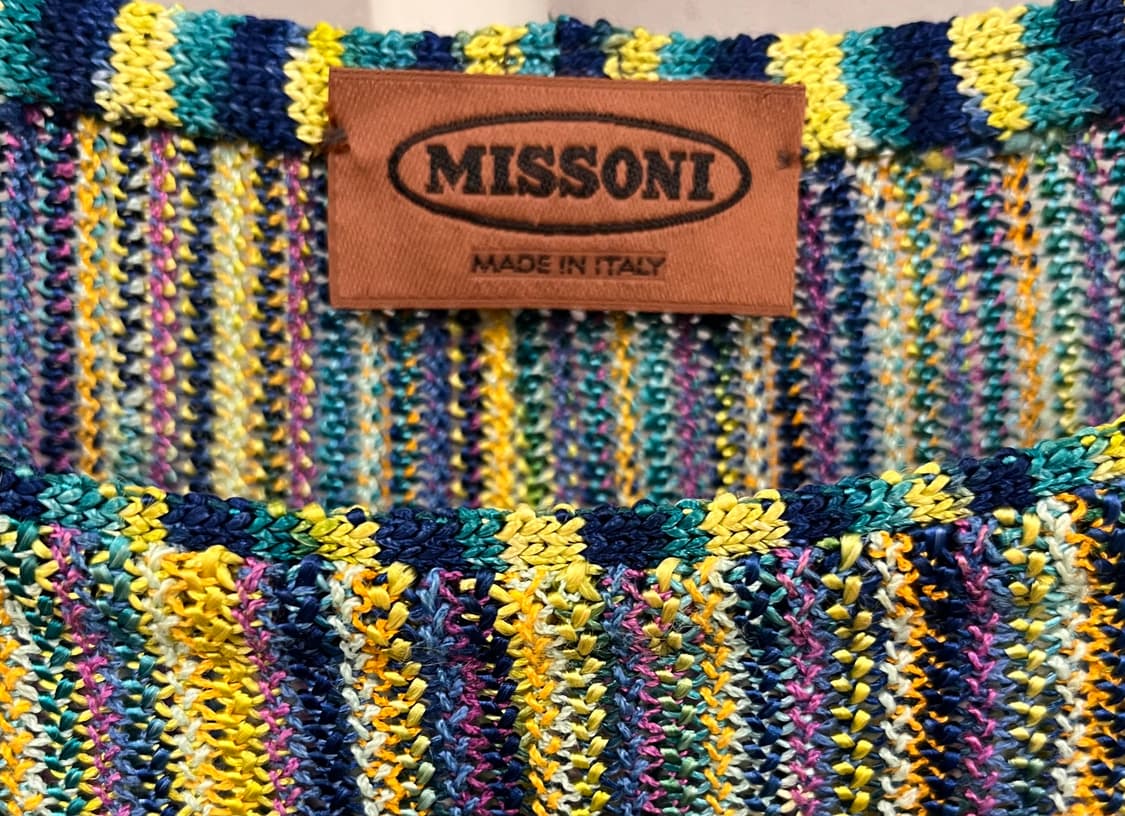 미쏘니 MISSONI 멀티 컬러 니트 드레스 상품이미지3