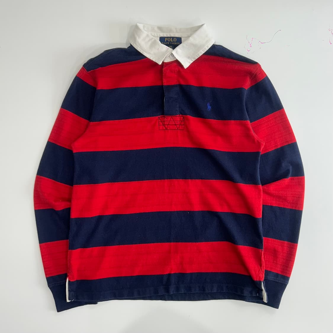 Polo 폴로 블루포니 네이비 레드 스트라이프셔츠 상품이미지3